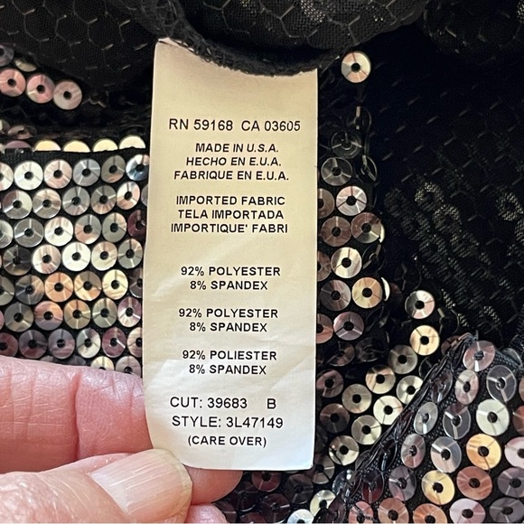 Karen Kane Sequined Leopard Print Mini Skirt trending Size Large - Picture 6 of 9